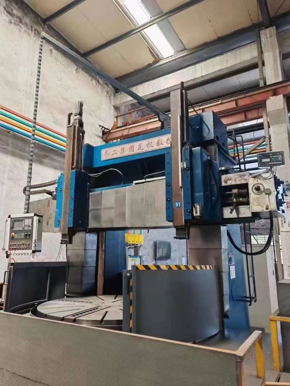 處理二手齊二瓦機(jī)C5225數(shù)控立式車床工作臺轉(zhuǎn)速63