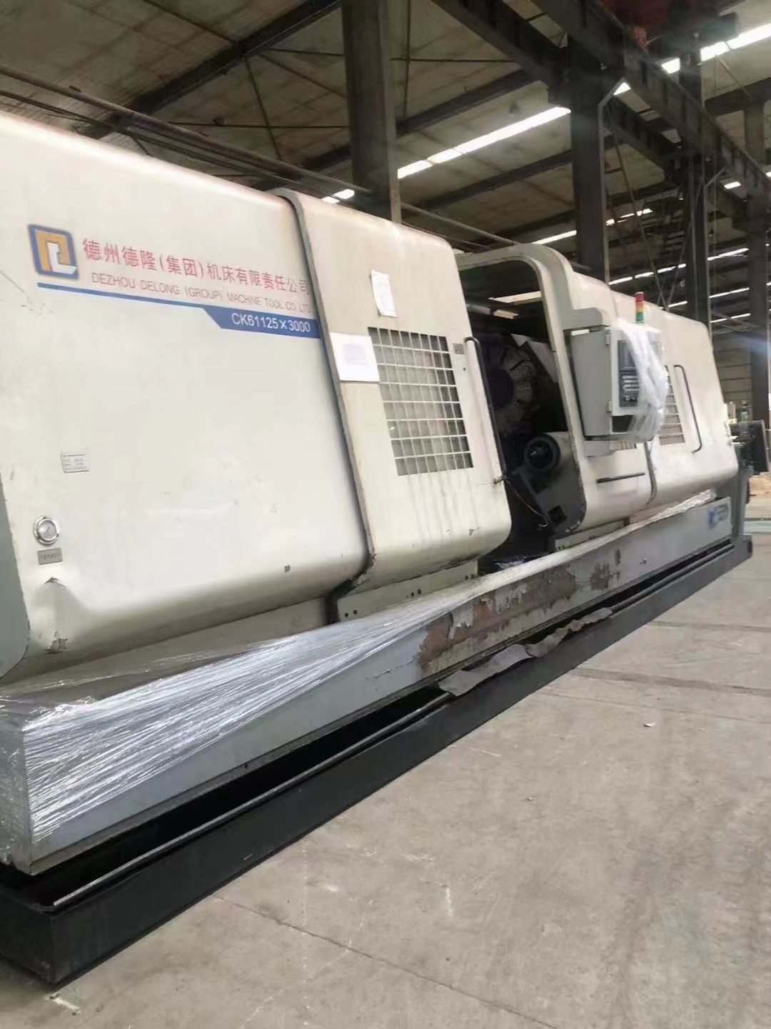 轉(zhuǎn)讓二手德隆CK61125數(shù)控斜身車加工長度3米