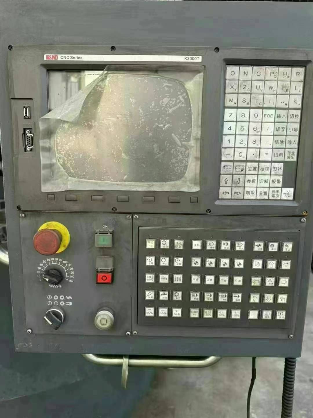 轉(zhuǎn)讓二手永立CK5123數(shù)控單柱立式車床工作臺轉(zhuǎn)速100