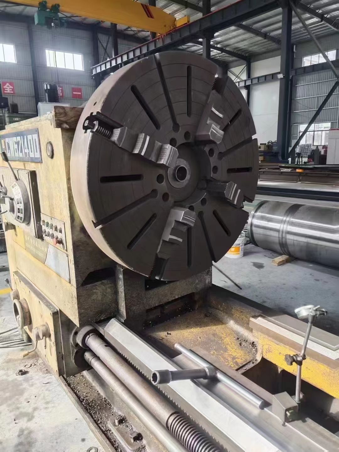 處理二手普利森CW62140Dx8米臥式車床加工長度8米