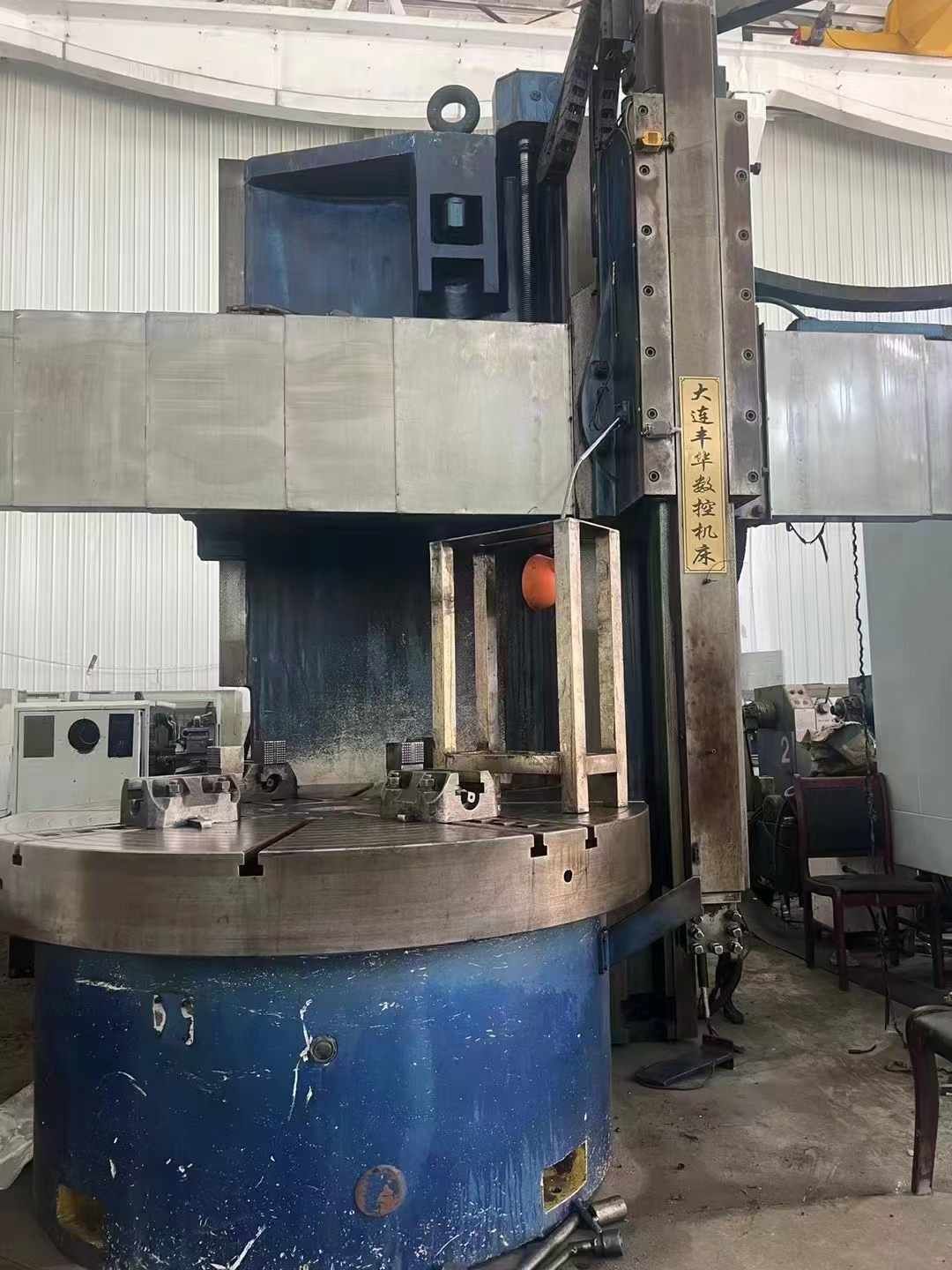 處理二手豐華C5120D立式車床車削直徑2米