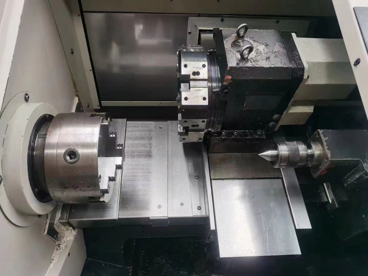 處理二手南京二機TX36L數(shù)控斜身車加工長度350