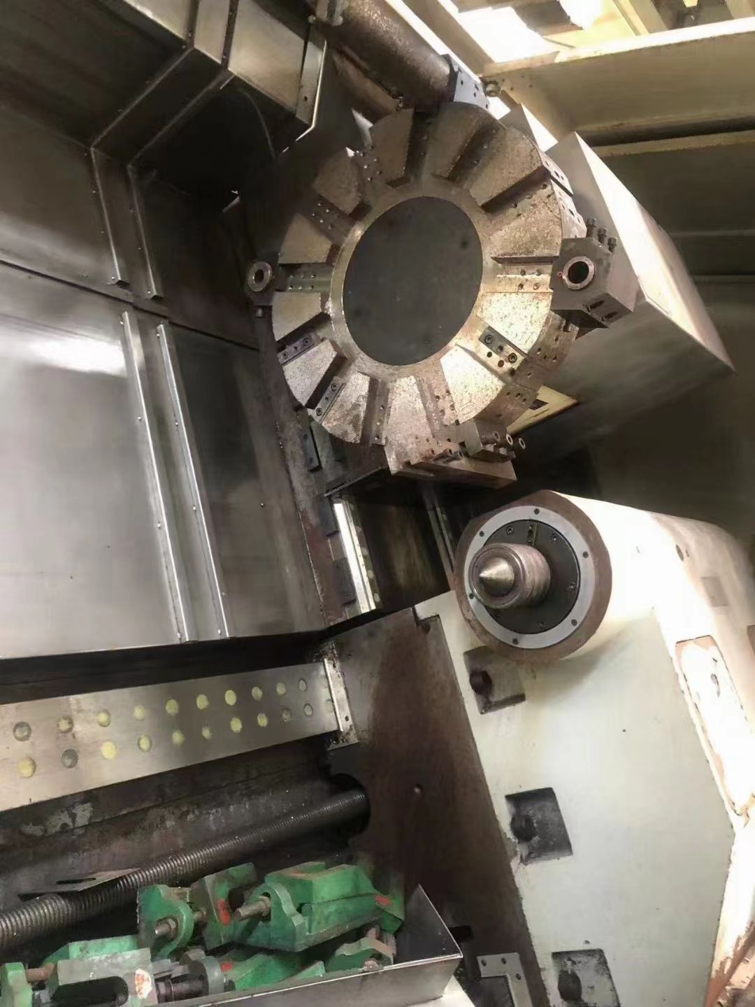 轉(zhuǎn)讓二手德隆CK61125數(shù)控斜身車加工長度3米