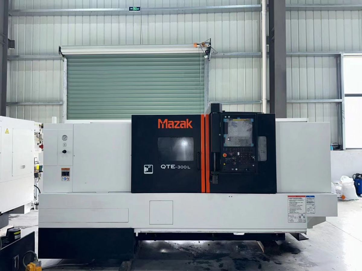 處理二手馬扎克QTE-300L數(shù)控斜身車加工直徑390