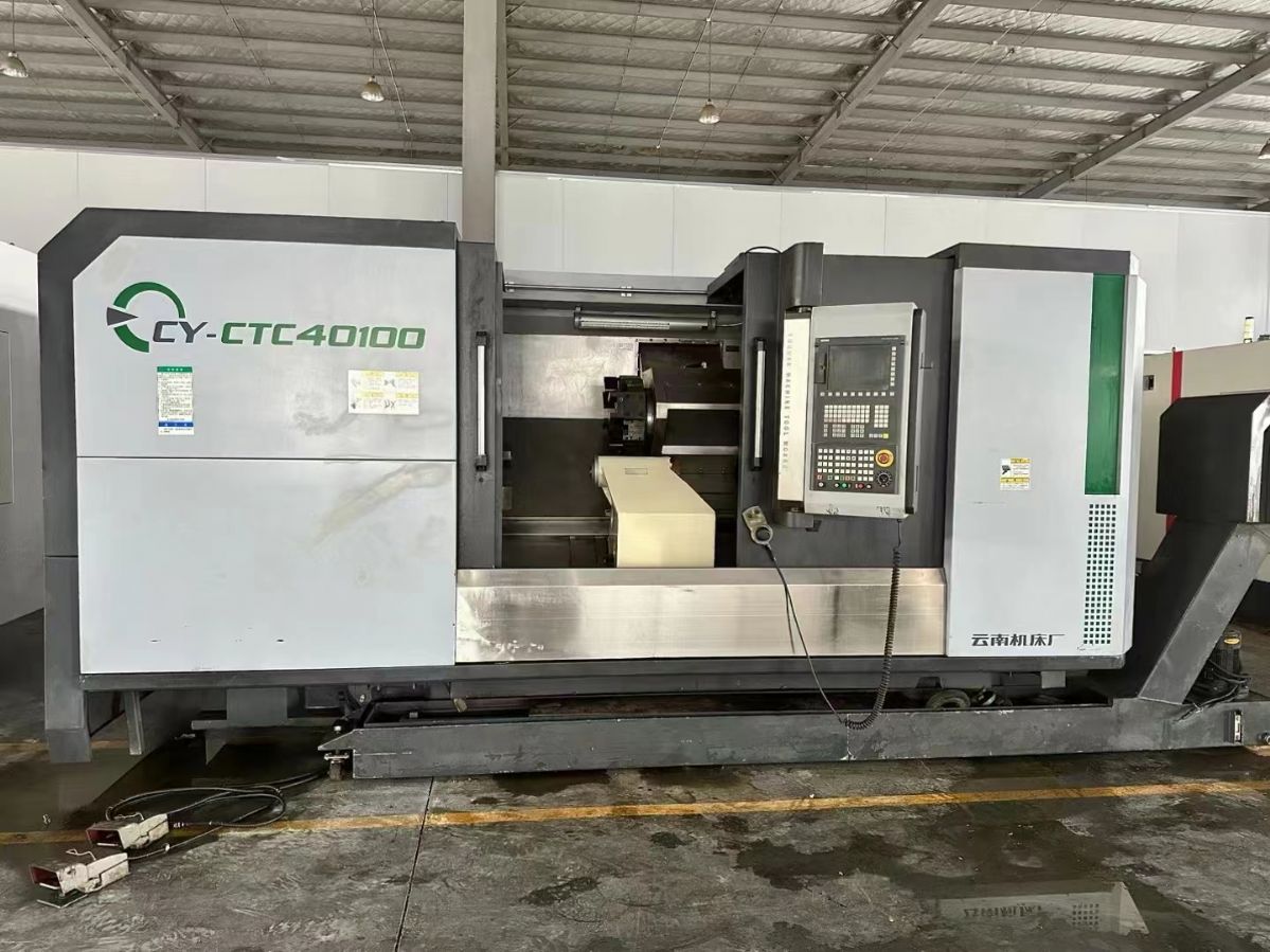 轉(zhuǎn)讓二手貨泉400L數(shù)控斜身車加工長度1250