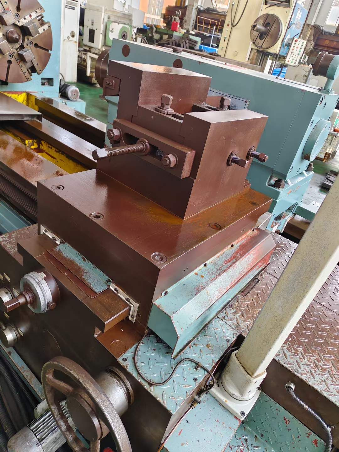 出售鼎順CA8480x5米數(shù)顯軋輥車床車削長度5000