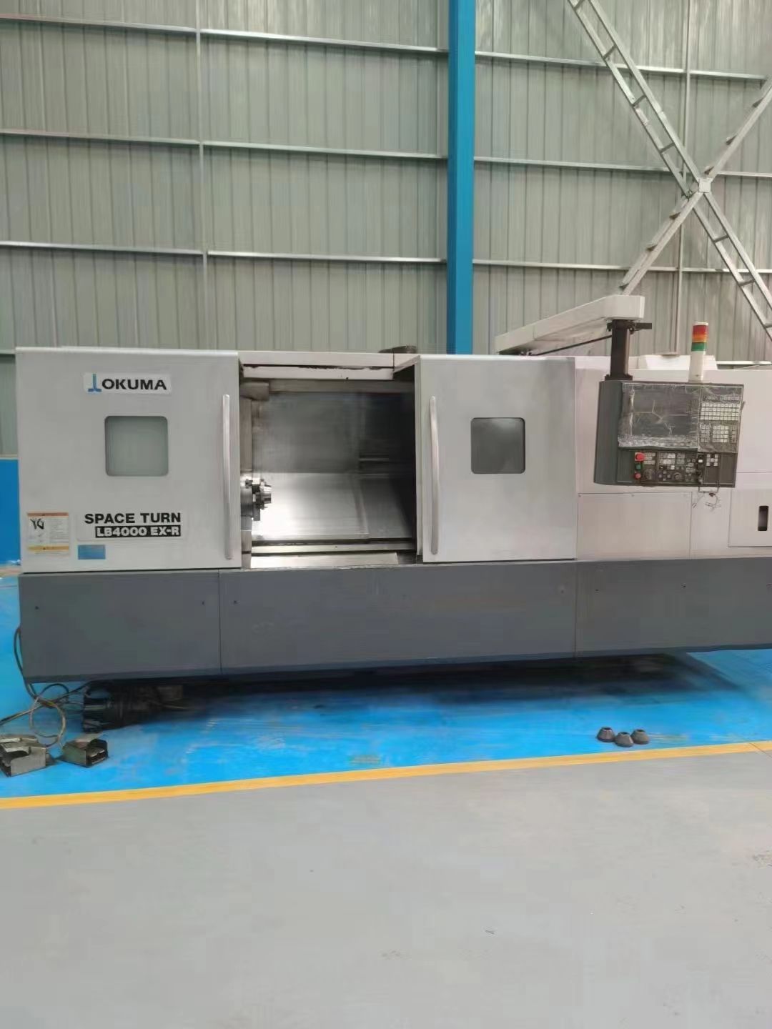 出售二手大隈LB4000EX-R數(shù)控斜身車加工直徑480