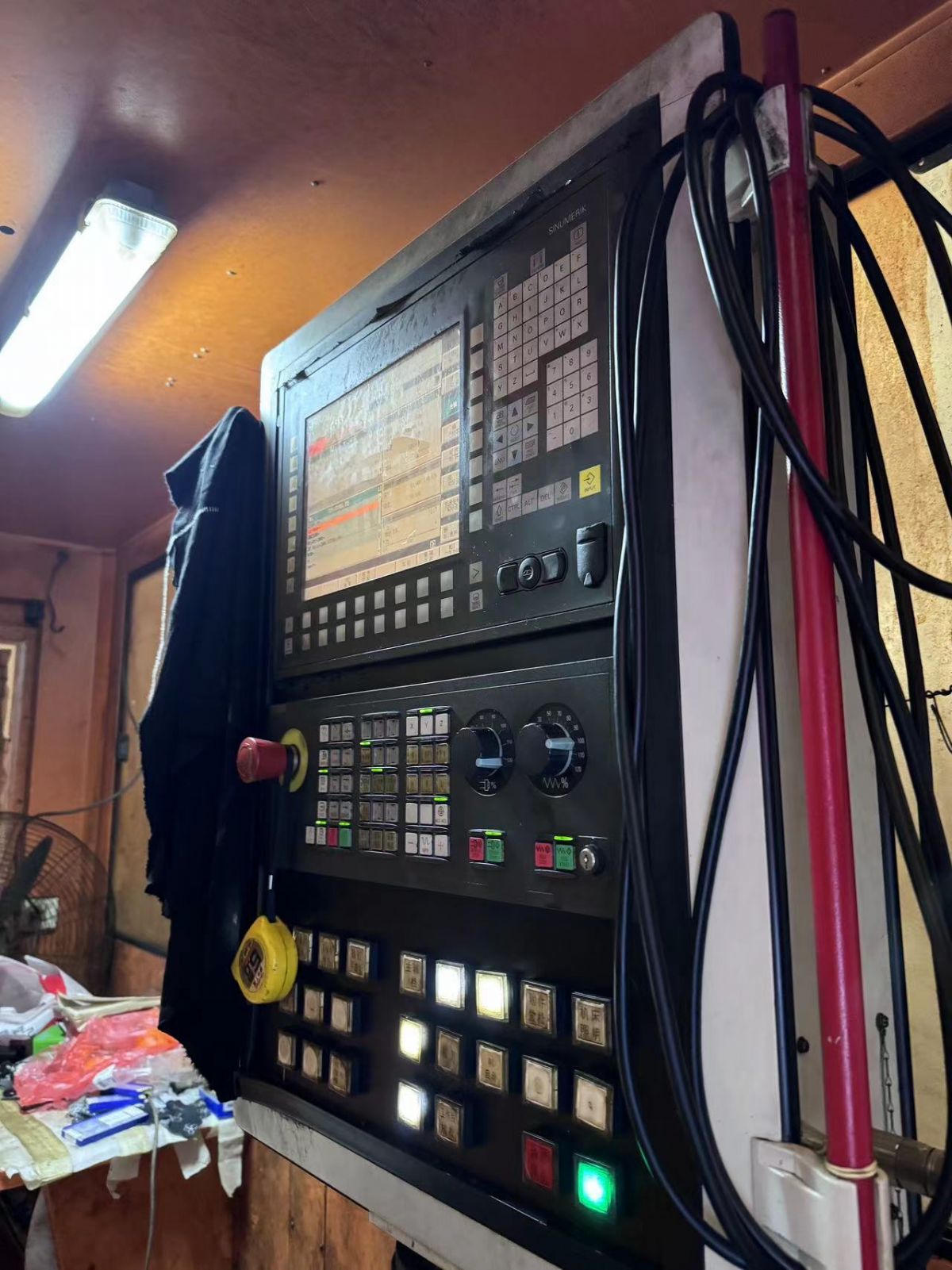 處理二手武重TK6920B-180x50數(shù)控落地鏜銑床W軸行程1.2米