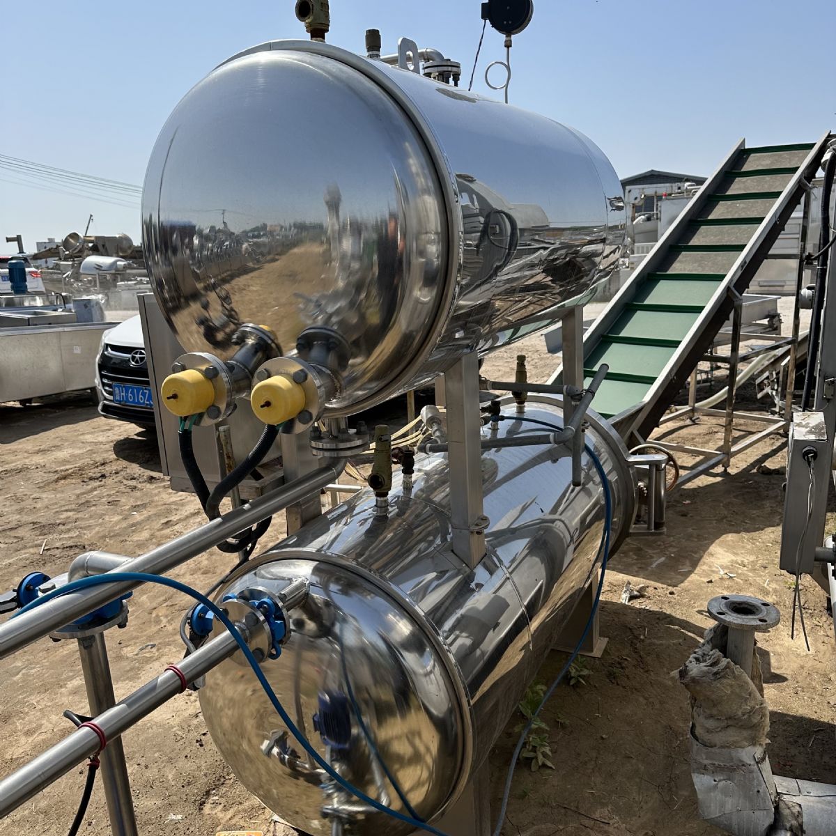 出售二手0.55立方電加熱全自動殺菌鍋 0.7立方電加熱全自動殺菌鍋