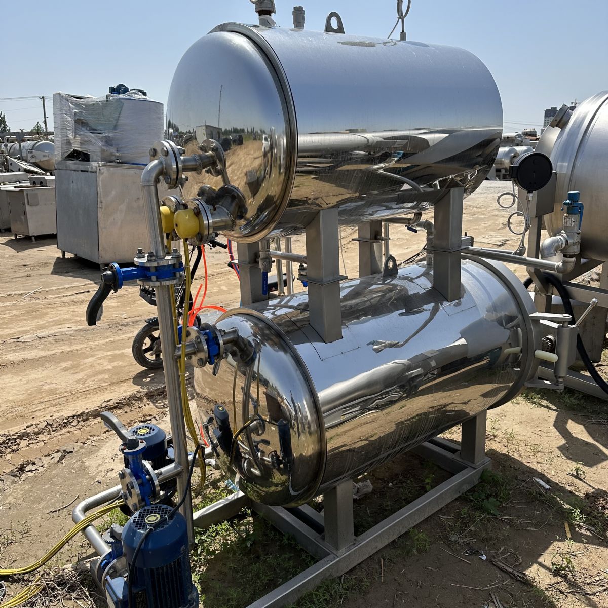 出售二手0.55立方電加熱全自動殺菌鍋 0.7立方電加熱全自動殺菌鍋