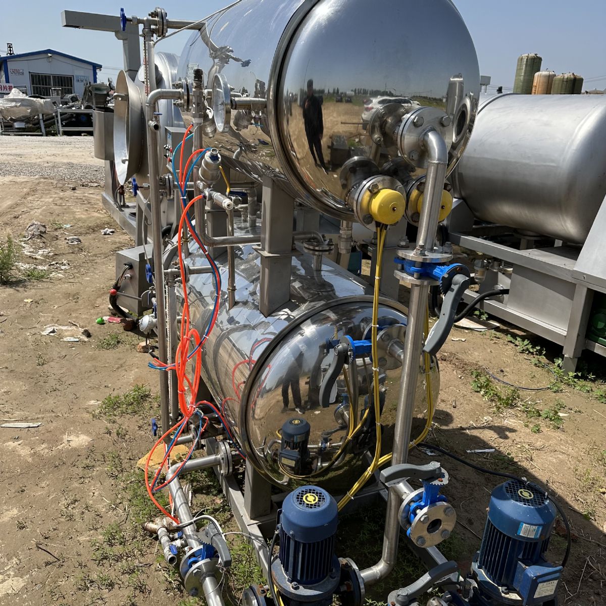 出售二手0.55立方電加熱全自動殺菌鍋 0.7立方電加熱全自動殺菌鍋