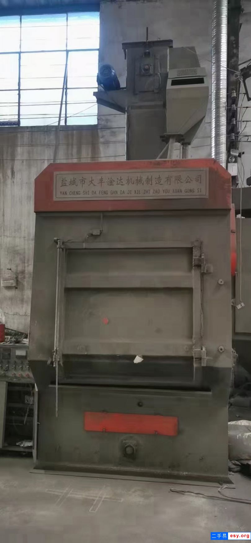 雙拋頭3210履帶式拋丸機(jī)低價出售，99新安裝少用