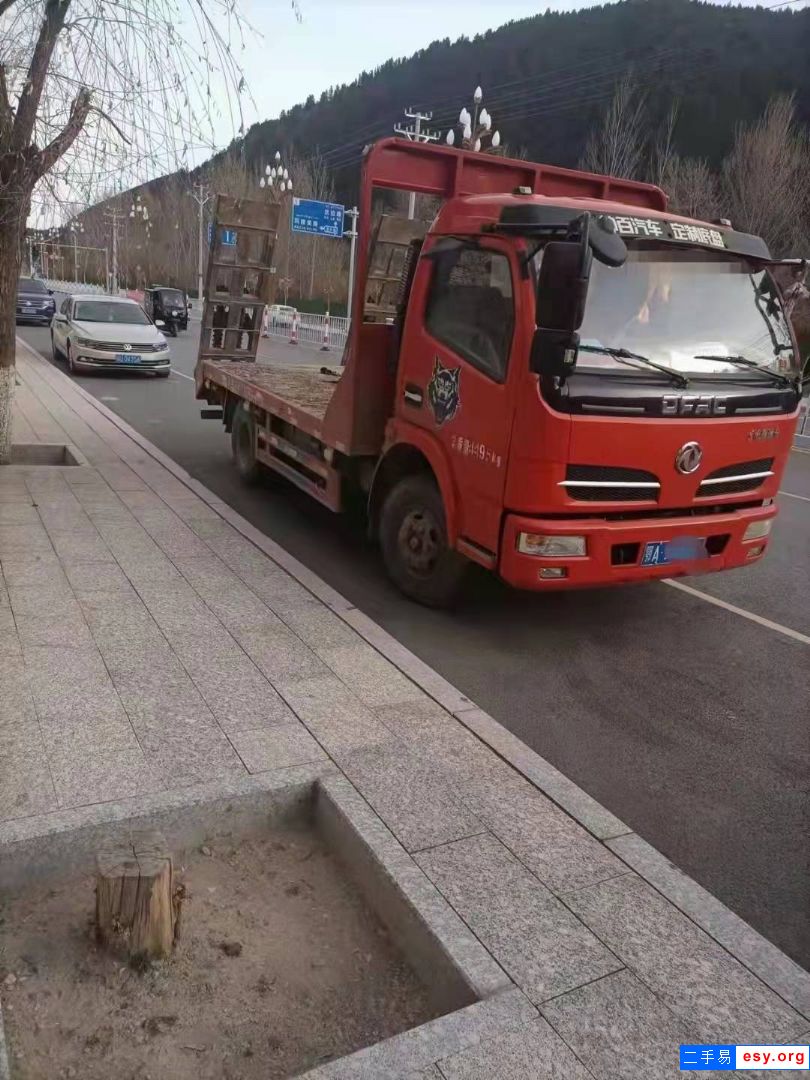 二手藍牌平板車，拖車，板車