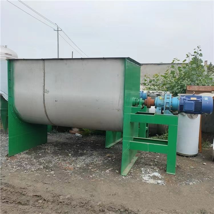 出售 二手不銹鋼螺帶混合機(jī) 3立方螺帶混合機(jī)