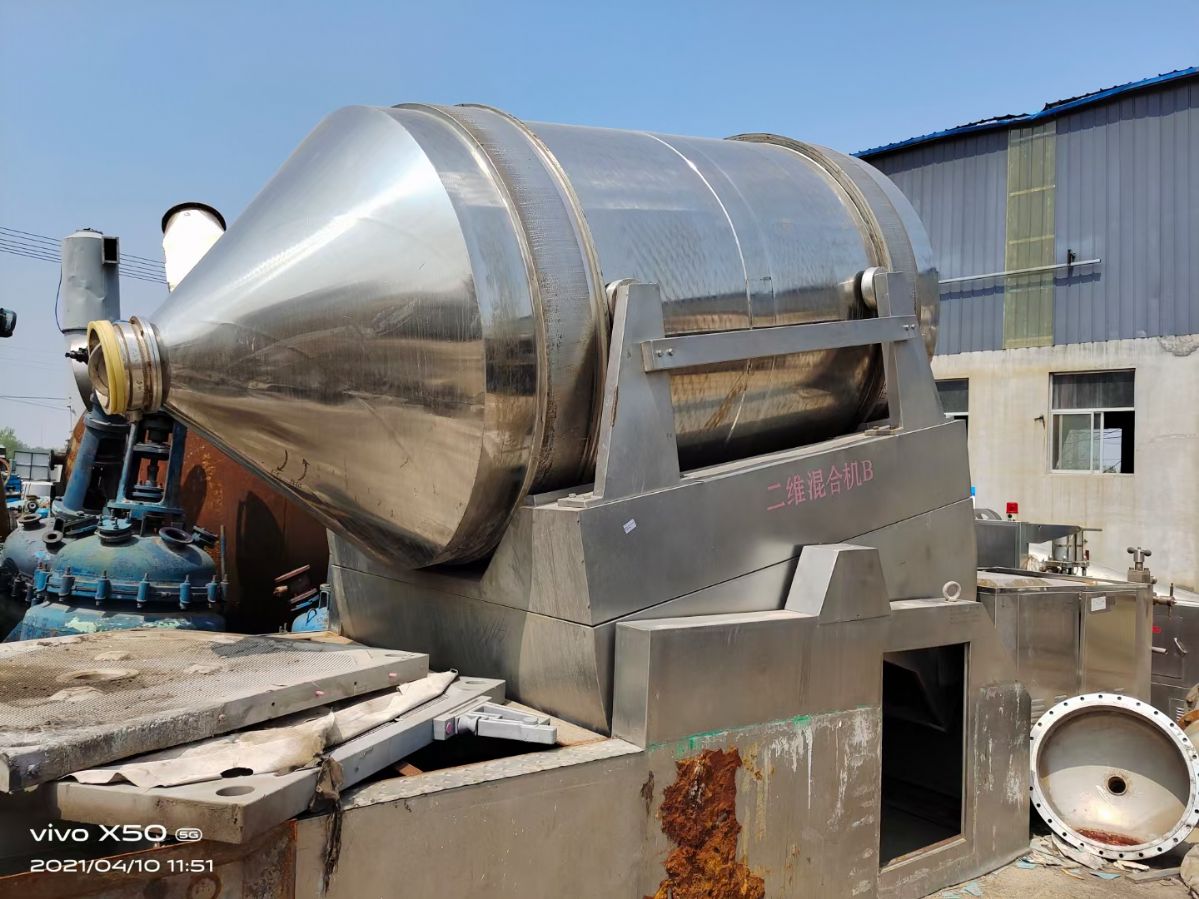出售干粉顆粒3000二維混合機(jī) 不銹鋼飼料混合攪拌機(jī)