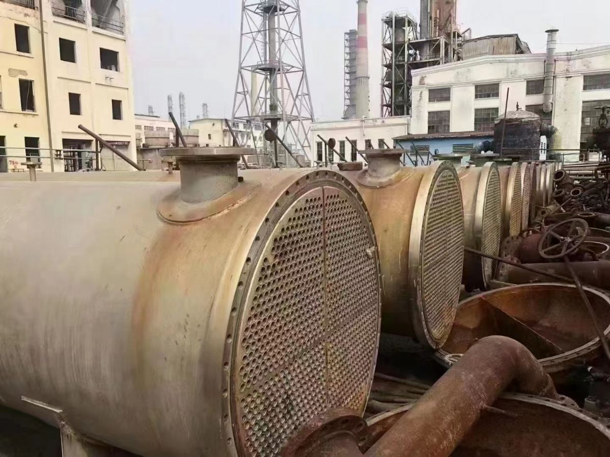 二手不銹鋼換熱器 列管式換熱器 50平方不銹鋼冷凝器