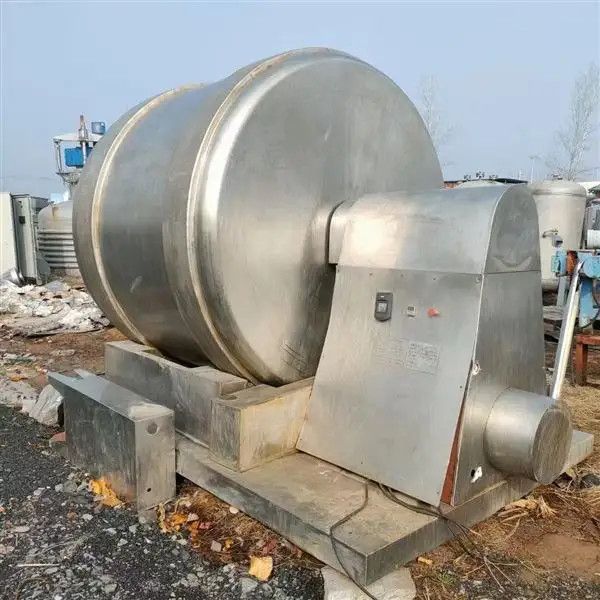 出售 二手2噸不銹鋼一維運動混合機粉末顆?；旌?，全自動混料機