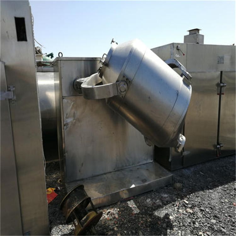 出售 二手三維運(yùn)動(dòng)混合機(jī)二手400L不銹鋼三維混合機(jī)