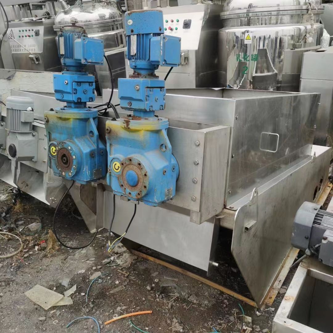 二手312疊螺式固液分離污泥脫水機(jī) 河道淤泥脫水疊螺機(jī)