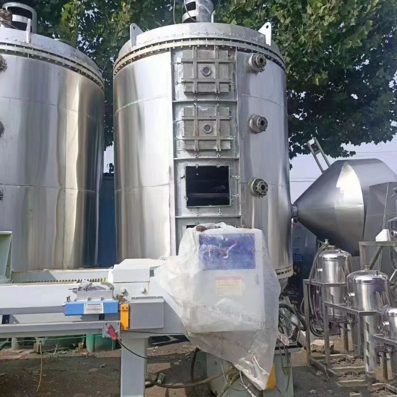 出售  二手61.6平方316L材質(zhì)盤式干燥機(jī) 干燥均勻