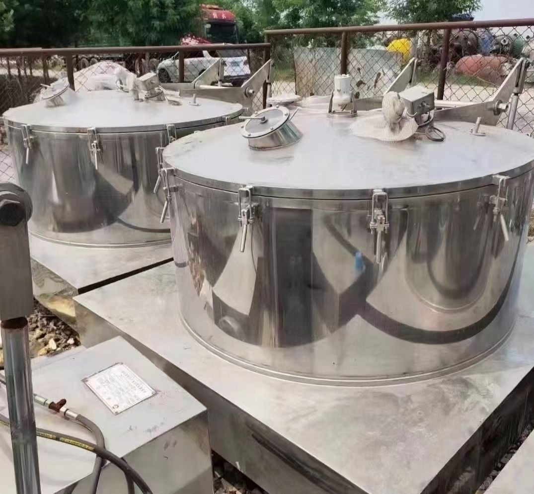 出售二手平板密閉離心機 1200mm新款15kw防爆直連電機鏡面拋光