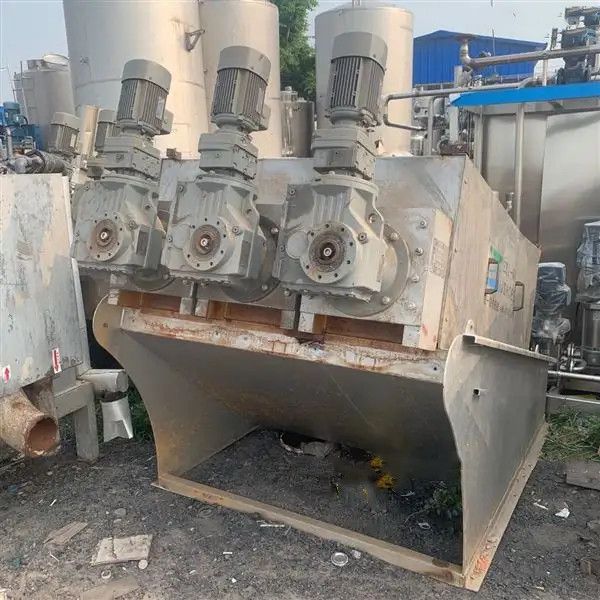 出售 泥漿疊螺離心機302疊螺式污泥脫水機 二手不銹鋼疊螺離心機
