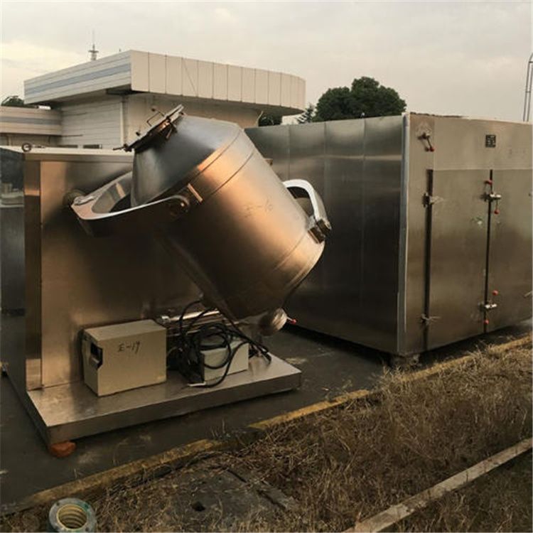 出售 二手三維運(yùn)動(dòng)混合機(jī)二手400L不銹鋼三維混合機(jī)