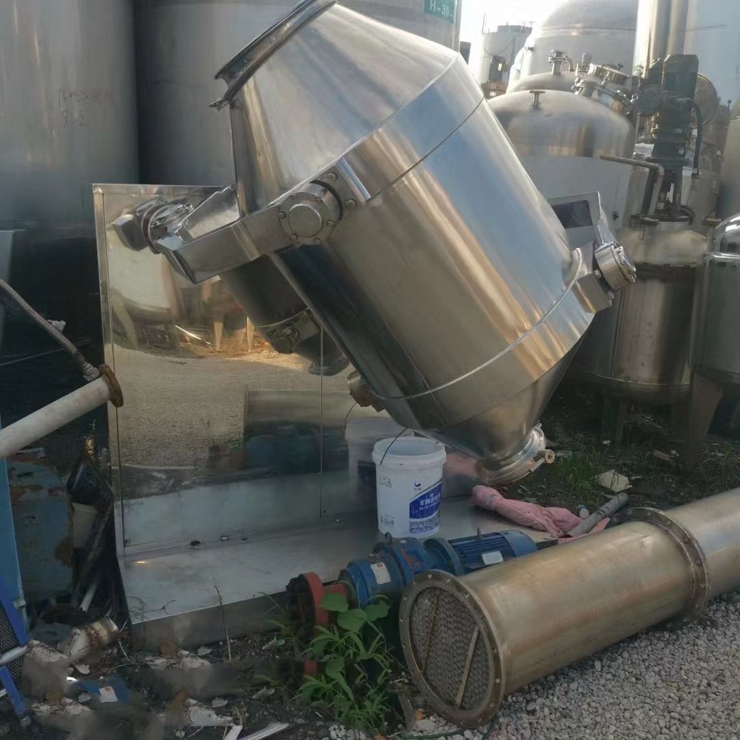 出售二手3000升不銹鋼三維混合機(jī)