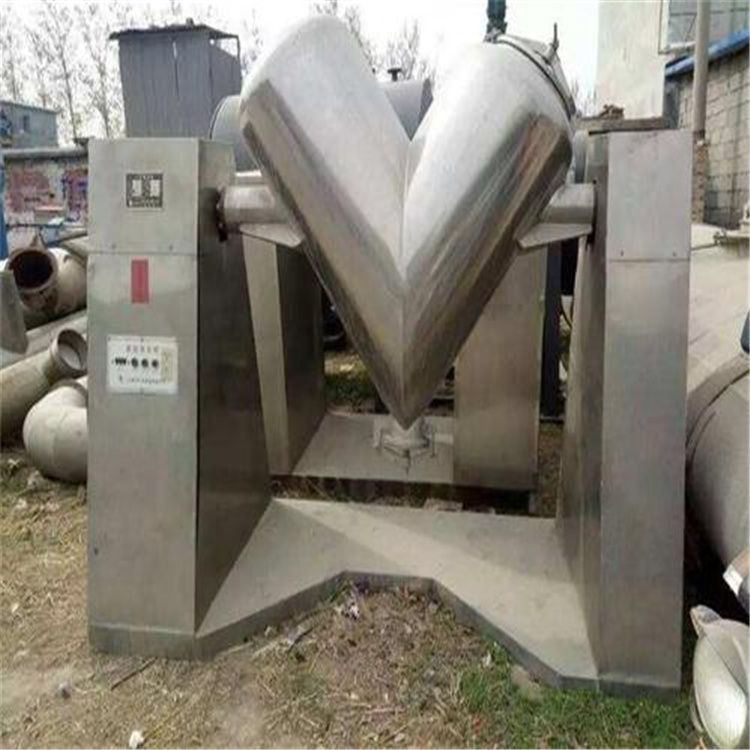 二手混合機二手v型混合機二手1000L強制攪拌V型混合機 不銹鋼材質(zhì)