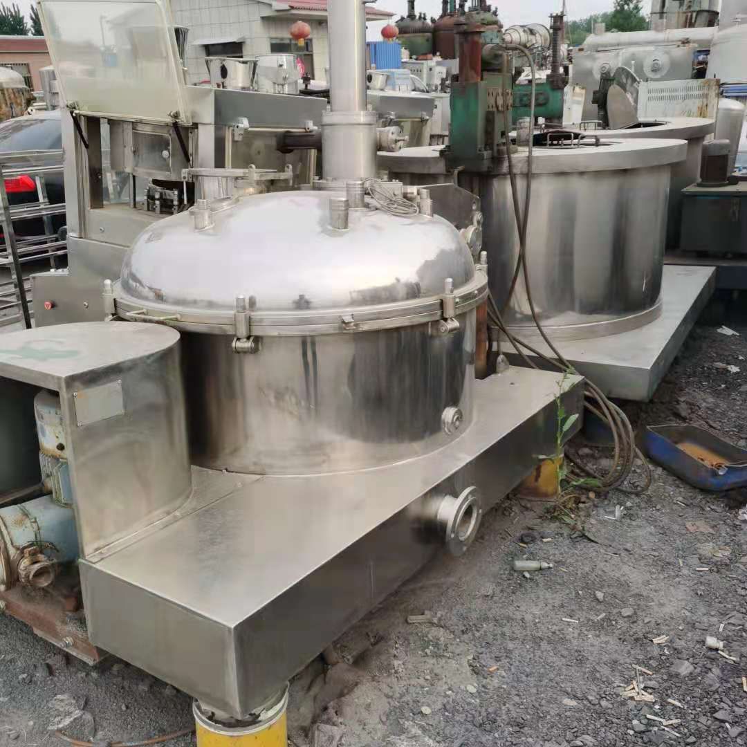 出售二手1600型平板刮刀下卸料離心機 運行平穩(wěn) 材質(zhì)不銹鋼316