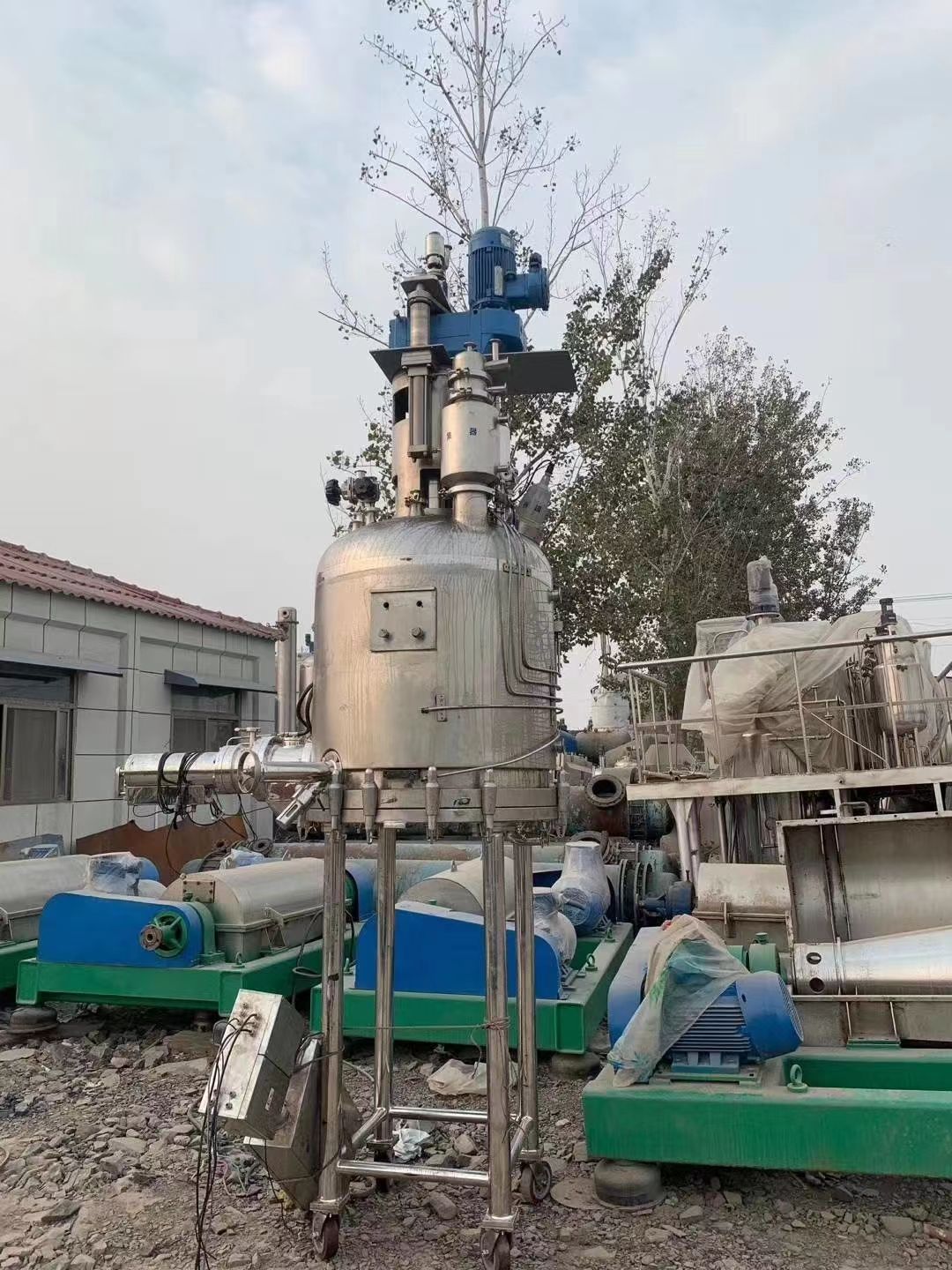 二手干燥機(jī)二手溫州亞光0.46立方三合一洗滌過(guò)濾干燥機(jī)