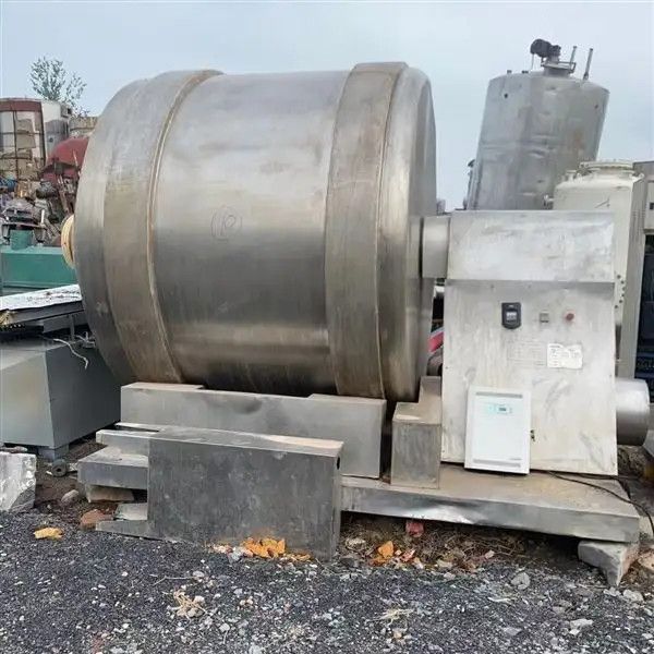 出售 二手2噸不銹鋼一維運動混合機粉末顆?；旌?，全自動混料機
