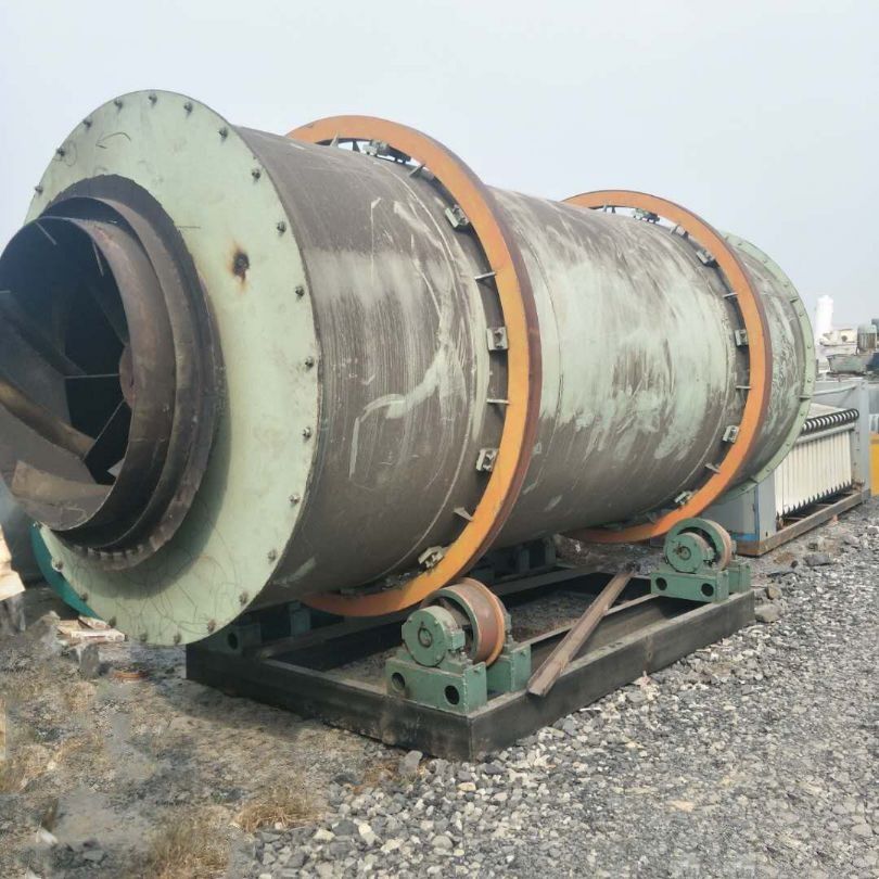 二手干燥機(jī)二手滾筒干燥機(jī)二手2.6x8米河沙 烘干砂三筒滾筒干燥機(jī)