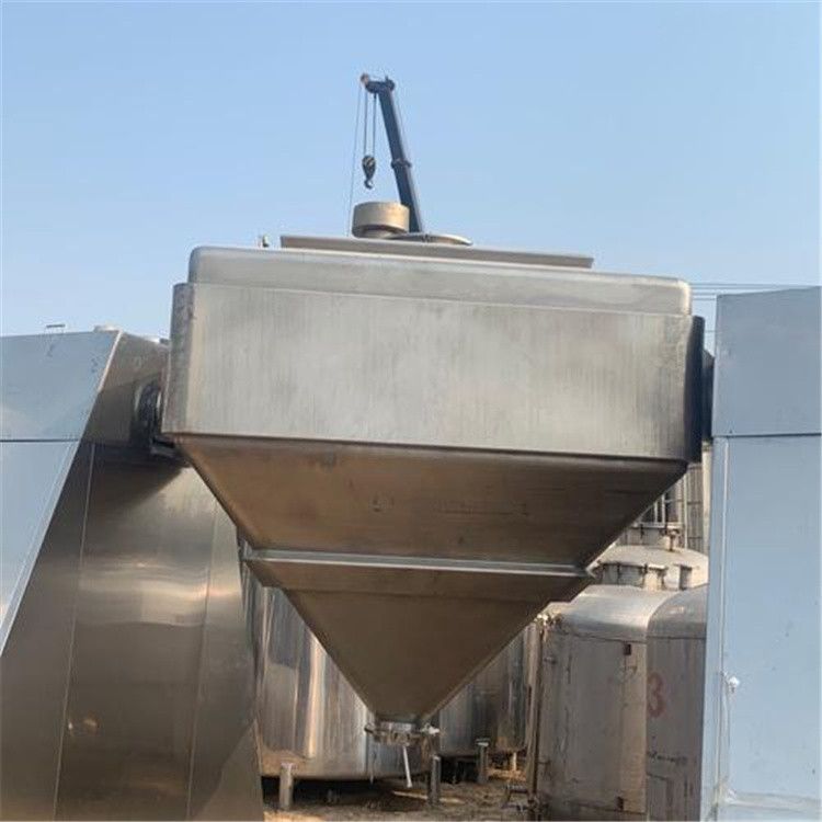 出售 二手304不銹鋼材質(zhì)方錐混合機(jī)1000升，
