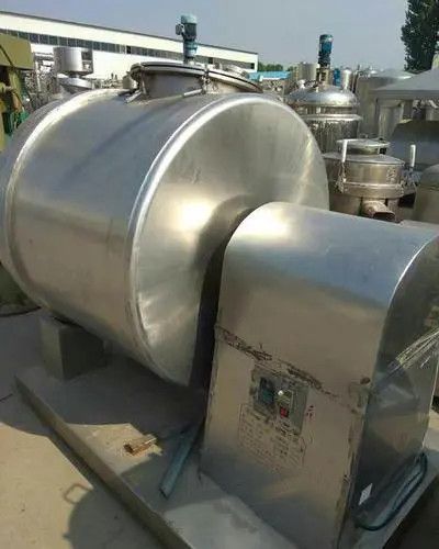 出售 二手2噸不銹鋼一維運動混合機粉末顆粒混合，全自動混料機