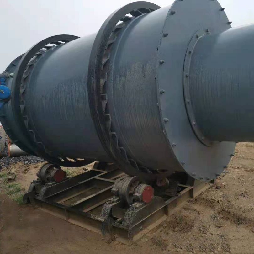 二手干燥機(jī)二手滾筒干燥機(jī)二手2.6x8米河沙 烘干砂三筒滾筒干燥機(jī)