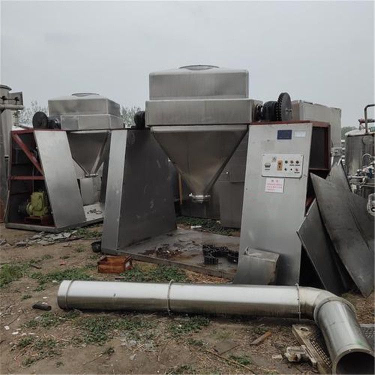 出售 二手304不銹鋼材質(zhì)方錐混合機(jī)1000升，