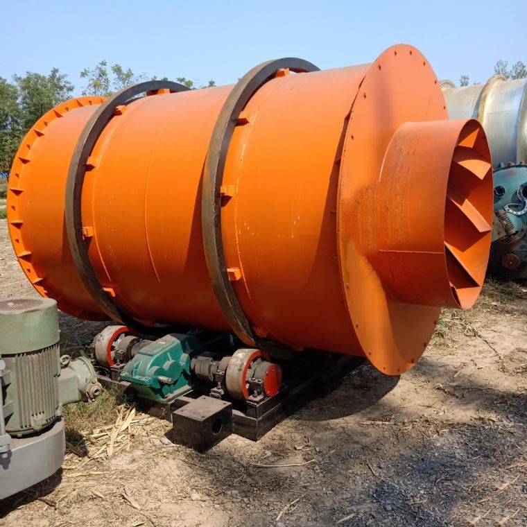 二手干燥機(jī)二手滾筒干燥機(jī)二手2.6x8米河沙 烘干砂三筒滾筒干燥機(jī)