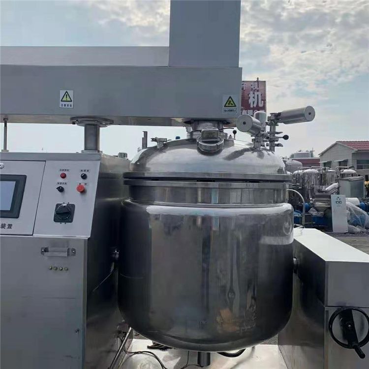 二手乳化機(jī)二手真空均質(zhì)乳化機(jī)二手300L液壓升降真空均質(zhì)乳化機(jī)