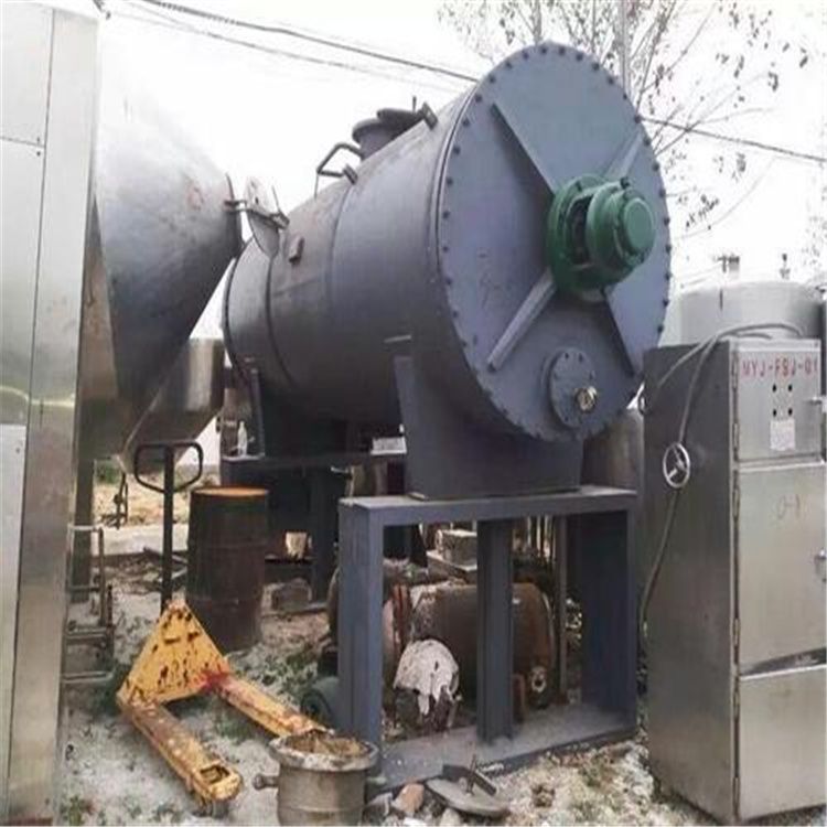 出售    二手臥式耙式干燥機二手2方耙式干燥機