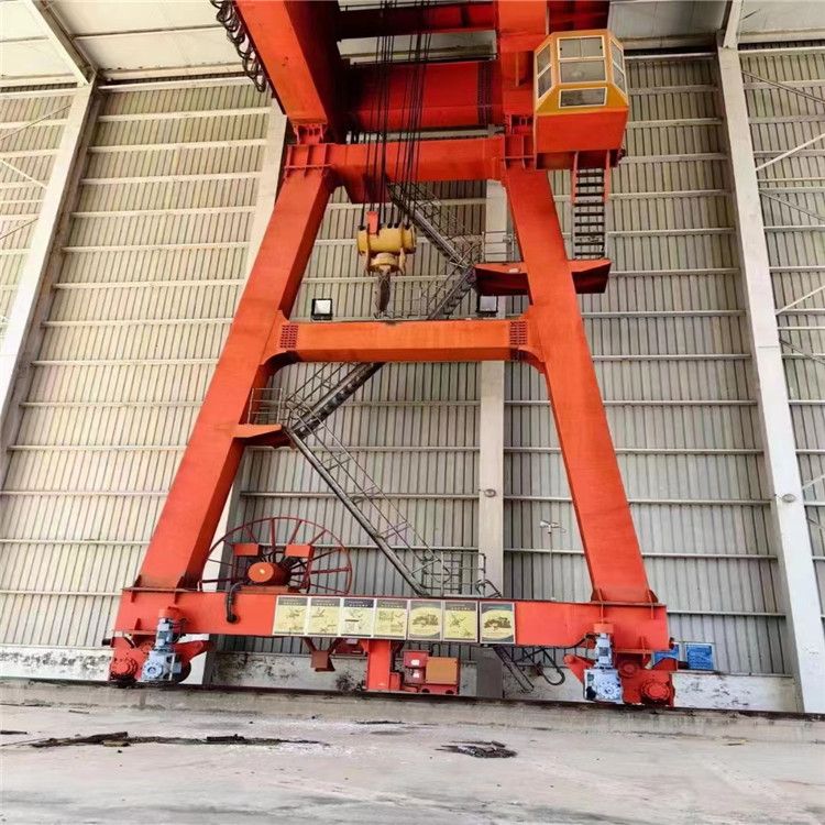 已到货场一台双主梁结构100吨二手龙门吊  跨度31.5米