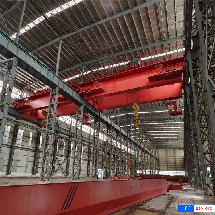 QD型双梁结构50/20吨二手桥式天车 跨度22.5米