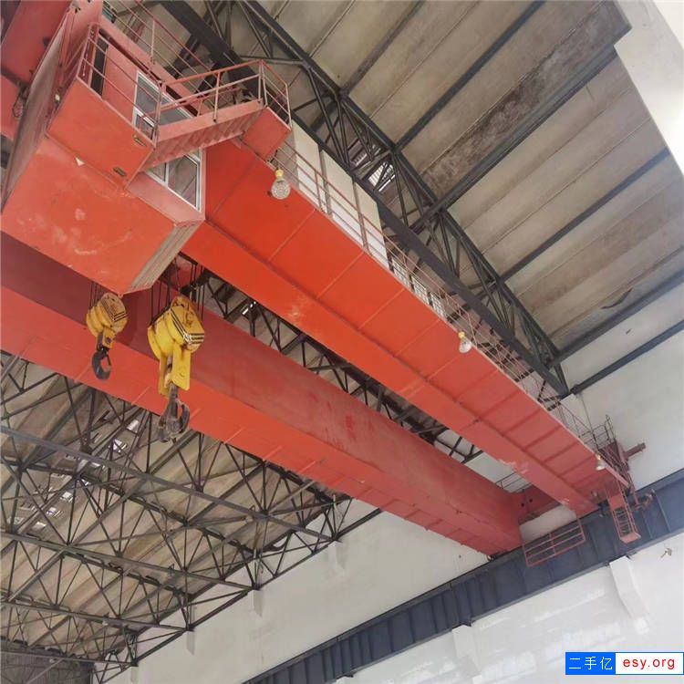 QD型双梁结构二手75/20吨桥式天车 跨度25.5米变频控制