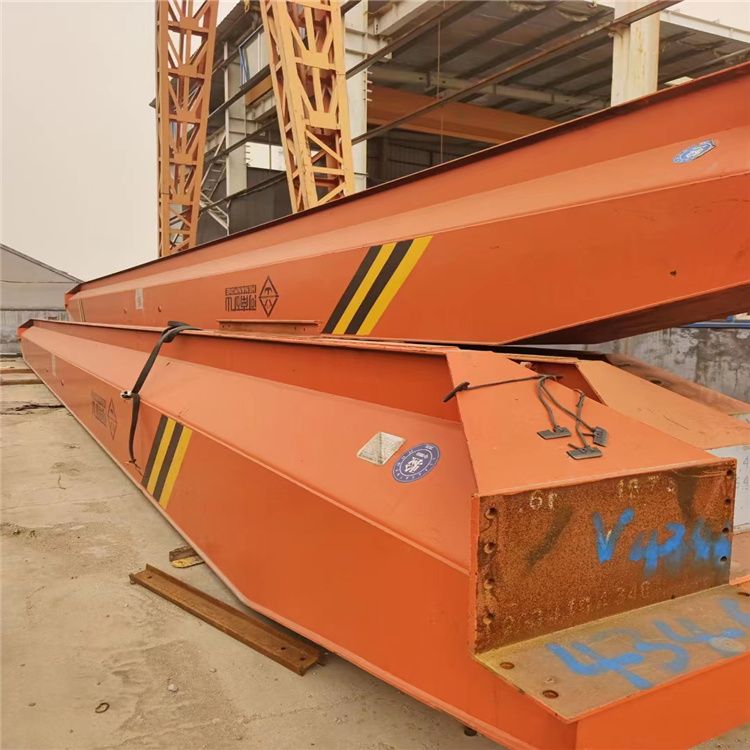 青岛地区新定四台LD型16吨二手单梁桥式航吊 跨度19.73米