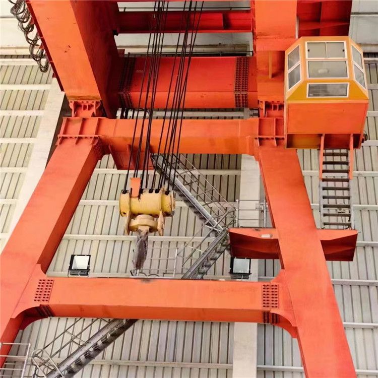 已到货场一台双主梁结构100吨二手龙门吊  跨度31.5米
