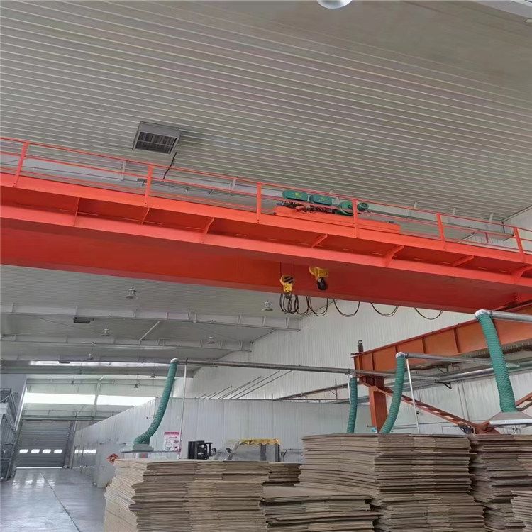 LH型葫芦双梁20/5吨二手桥式行吊 跨度19.16米在位出售