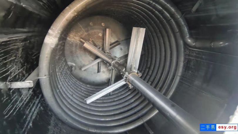 转让20立方不锈钢反应釜内盘管加热