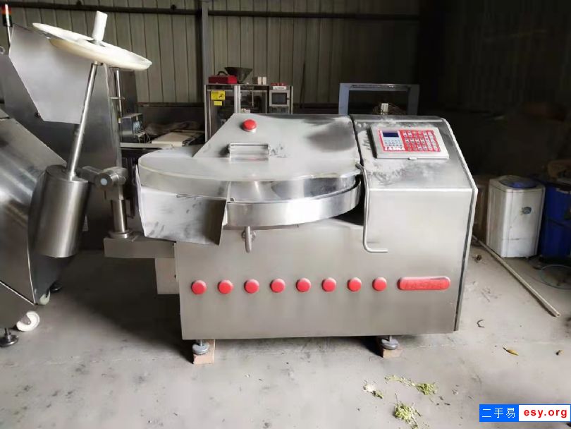 转让二手斩拌机330型变频斩拌机汉普/晓进牌香肠馅料斩拌机