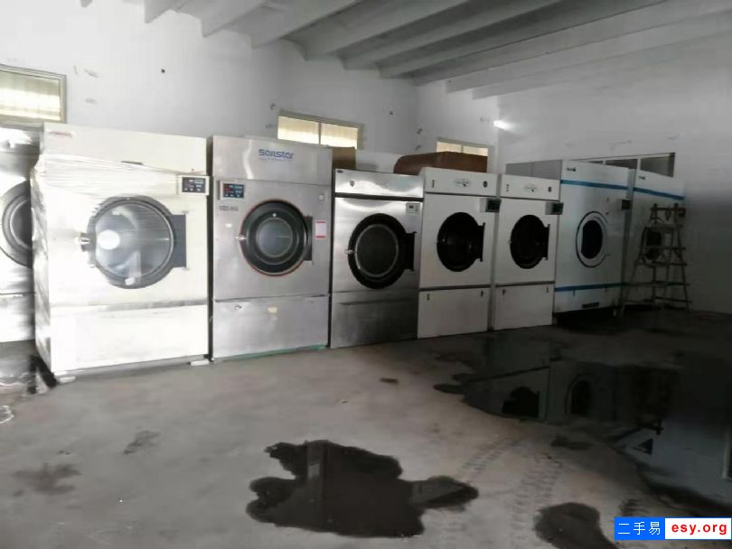 二手设备全自动水洗机烘干机烫平机二手洗涤设备