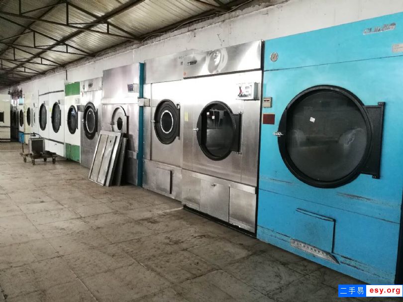洗涤布草大型二手全自动水洗机烘干机烫平机折